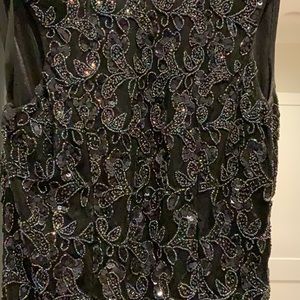 Fully Beaded full length gown - size 10